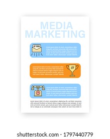 Page layout design template for presentation and brochure , Annual report, flyer page with infographic elements design