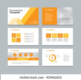 Page layout design template for presentation and  brochure , Annual report,  flyer and book page with infographic elements design