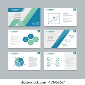 Page layout design template for presentation and  brochure , Annual report,  flyer and book page with infographic elements design