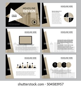 Page layout design template for presentation and brochure , Annual report, flyer page with infographic elements design