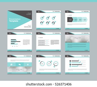 Page layout design template for presentation and brochure , Annual report, flyer and book page with infographic elements design