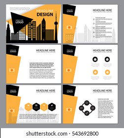 Page layout design template for presentation and brochure , Annual report, flyer page with infographic elements design