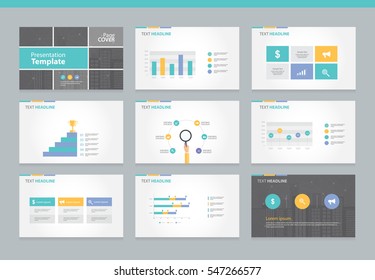 Page layout design template for presentation and brochure , Annual report, flyer and book page with infographic elements design.with flat vector cover  backgrounds