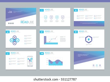 Page layout design template for presentation and brochure , Annual report, flyer and book page with infographic elements design