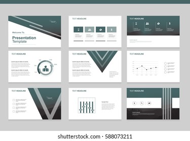 Page layout design template for presentation and brochure , Annual report, flyer and book page with infographic elements design.with flat vector cover backgrounds