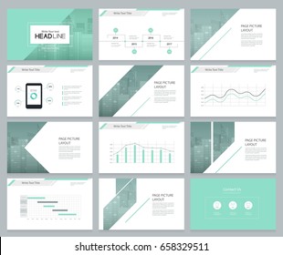 Page layout design template for presentation and brochure , Annual report,  and book page with infographic elements .with cover design backgrounds