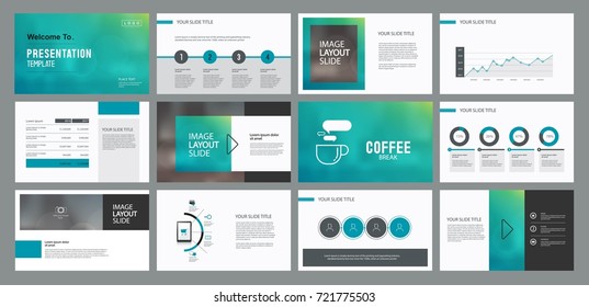 Page layout design template for presentation slide and brochure  with info graphic  elements design.