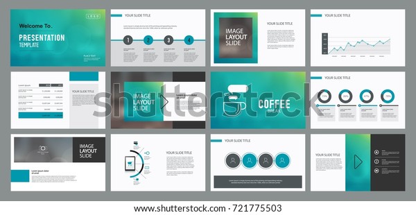 Seitenlayoutdesign Vorlage Fur Prasentationsfolien Und Broschuren Mit Stock Vektorgrafik Lizenzfrei