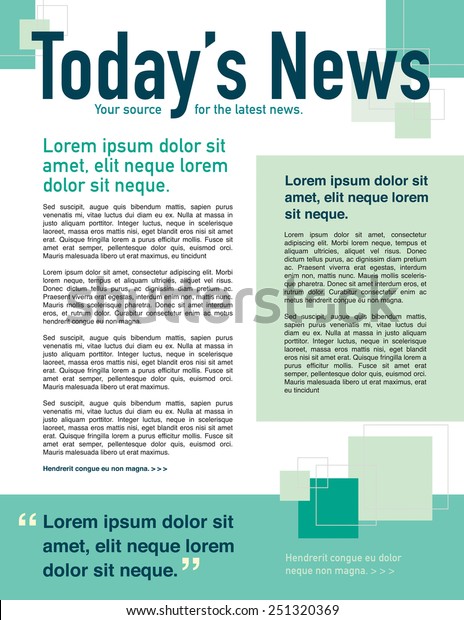 11,070 News Letter Templates Images, Stock Photos & Vectors | Shutterstock