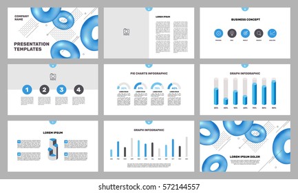 Page layout template for presentation and brochure , Annual report, flyer and book page with infographic elements design. Vector illustration