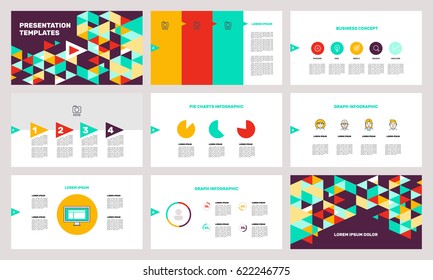 Page layout template for presentation and brochure , Annual report, flyer and book page with infographic elements design. Vector illustration