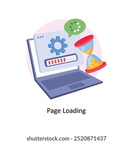 Page Loading  concepts style illustration. EPS 10 File