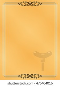 Page menu in the restaurant. Vector illustration.