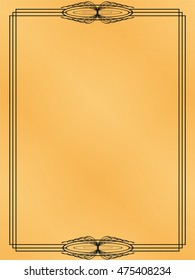 Page menu in the restaurant. Vector illustration.