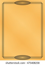 Page menu in the restaurant. Vector illustration.