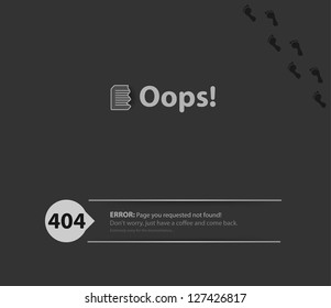 Page Not Found, 404 Error.