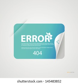 Page not found, 404 error design.