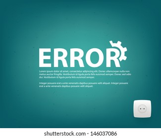 Page not found, 404 error background design site.