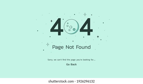 page not found 404 error concept on the website screen and having problems due to broken web page, flat vector illustration