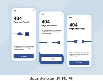 Page not found 404 error for mobile version