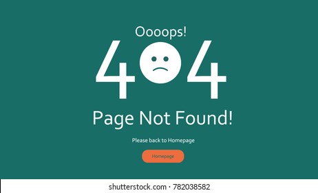 Page not found 404 page .web ui