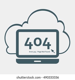 Page not found Error 404 layout. Vector concept illustration for page 404. Page is lost and not found message.