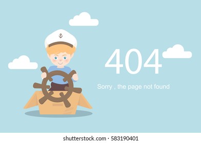 Page Not Found Error 404.Vector template