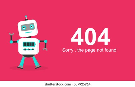 Page Not Found Error 404.Vector template