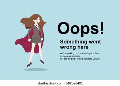 Page Not Found Error 404.Vector template