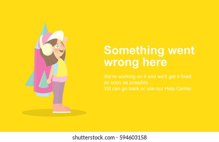 Page Not Found Error 404.Vector template