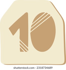 Page Number 10 Count Digit Numeric Numbering Ranking Numerical Numbers Text