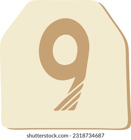 Page Number 9 Count Digit Numeric Numbering Ranking Numerical Numbers Text