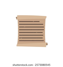 Page paper document symbol sign icon illustration vector emoji old scroll