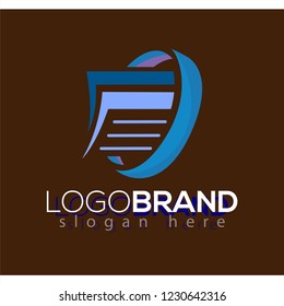 page paper logo vector icon, paper page vector template