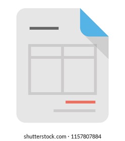 
A page with printed lines representing invoice 
