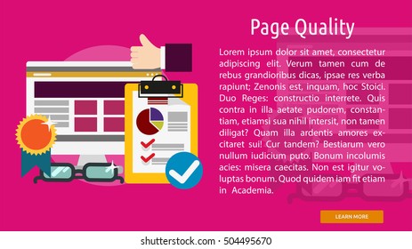 Page Quality Conceptual Banner