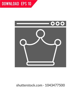 Page quality vector icon