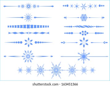 Page rule assortment with snowflakes