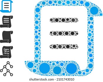 Page scroll mosaic icon. Vector mosaic designed from random virus icons. Infection mosaic page scroll icon and similar icons. Page scroll mosaic for breakout templates.