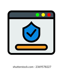 Page, seo, web, website, content, browser, shield, safe, security Icon