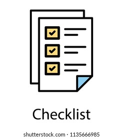 
A page with some checked checkboxes showing an idea to describe wish list
