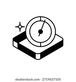 Icono de velocidad de la página Ilustración de stock de Vector