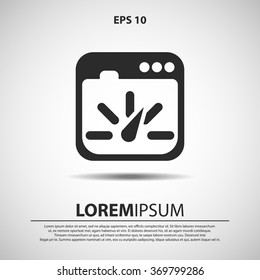 page speed icon for web and mobile. flat design style
