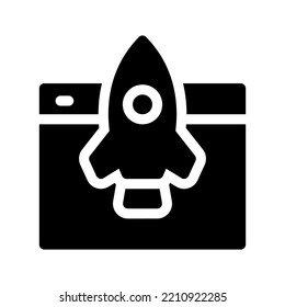 Page Speed Optimization Icon Vector Symbol Design Illustration