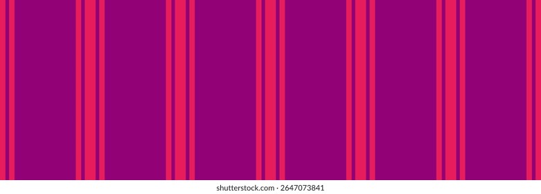 Page textile fabric vector, curve seamless lines stripe. Turity pattern background vertical texture in red and pink colors palette.