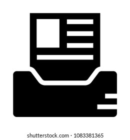 page vector glyphs icon