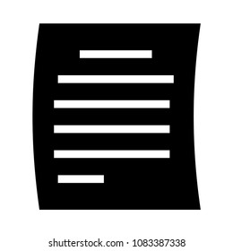 page vector glyphs icon