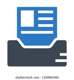 page vector icon