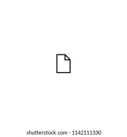 Page vector icon.