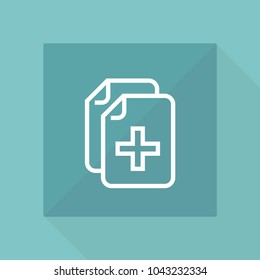 Page vector line icon
